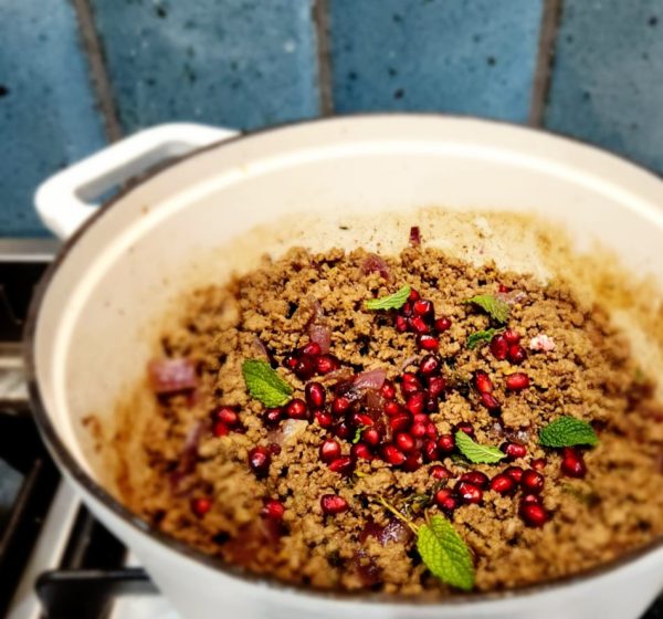 Pomegranate and Mint Mince